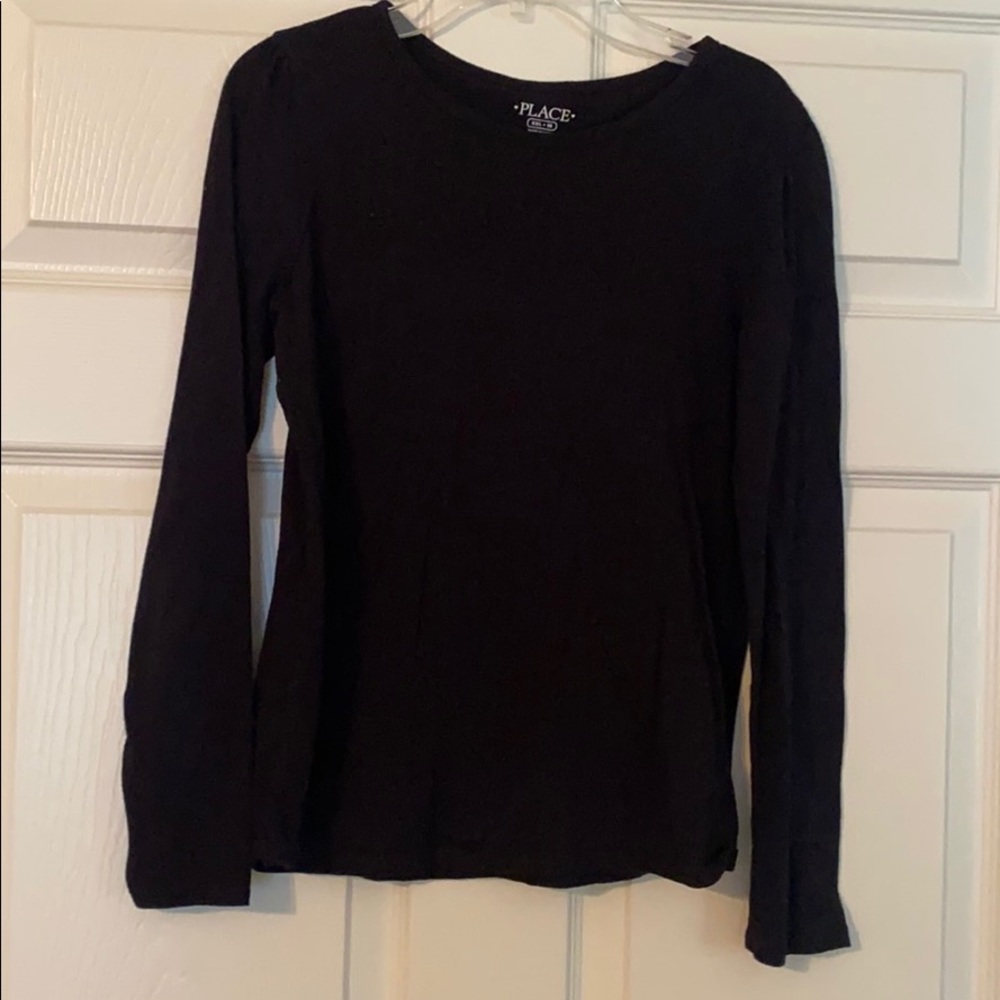 Children’s Place Girls XXL 16 Long Sleeve Black